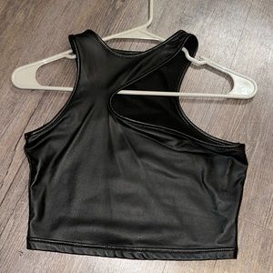 leather tank top